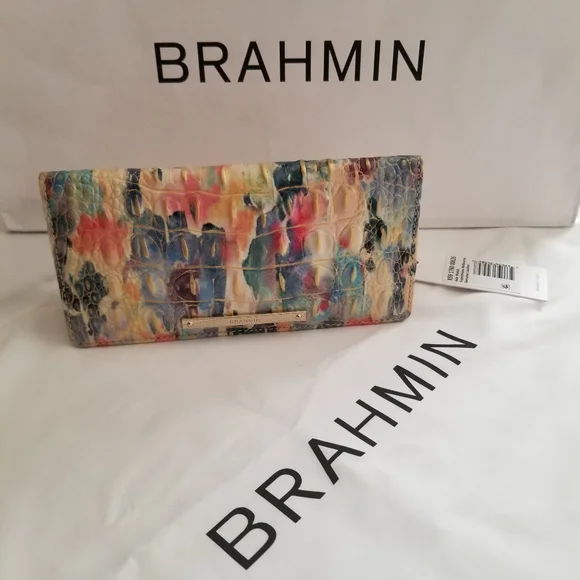 NWT Brahmin Superbloom Melbourne Ady Wallet - Picture 11 of 12